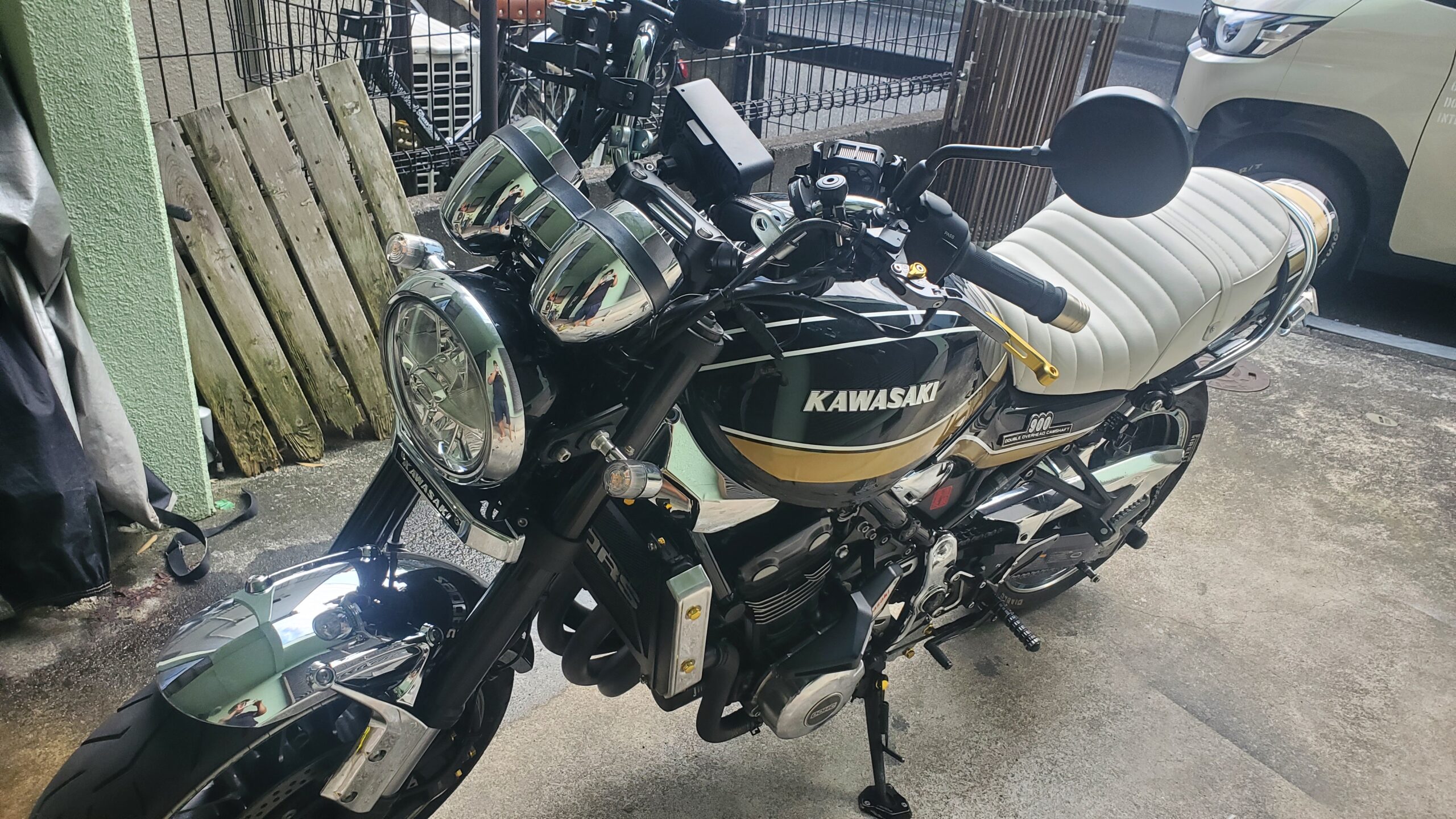 KAWASAKI カワサキ Z900RS/カフェ用 フロントフェンダー メッキ